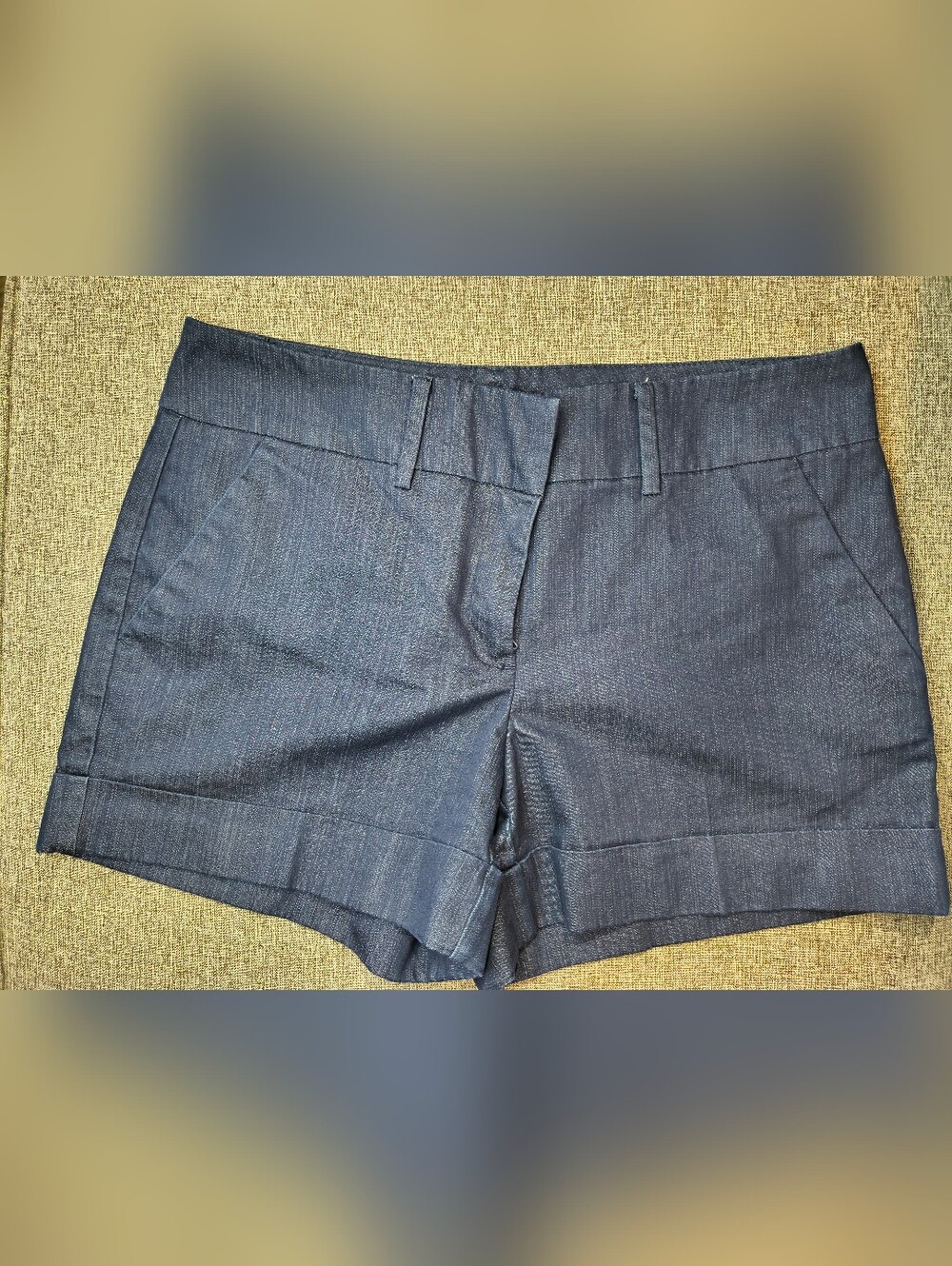 New York & Company 7th Avenue Collection blue denim Shorts